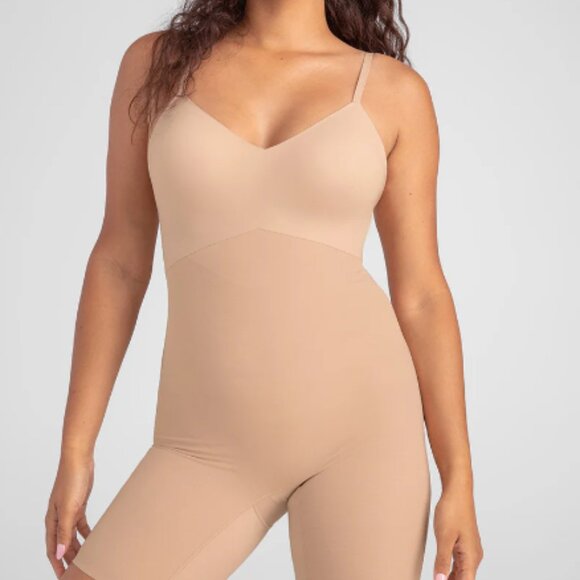 HoneyLove Low Back Bodysuits NEW size L in Sand and Runway Black 2 pack - Picture 6 of 16
